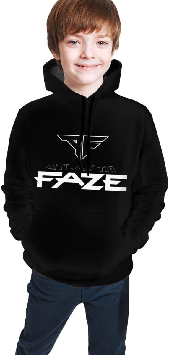 Teen Hoodies Faze Clan Logo Youth Boys Girls Long Sleeve Sweatshirts Pullover Hooded