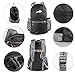 Mansov Travel Backpack Amusement Water Resistant Hiking Bag 35L Adult Series