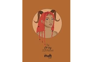 Practical Aries 2024 Calendar & Planner - Zodiac Astrology Weekly & Monthly Minimalist Agenda with Hand Drawn Cover and Zodia