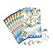 Fun Express Unicorn Rainbow Sticker Sheets, 1 Dozen