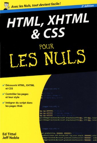 HTML, XHTML & CSS pour les nuls