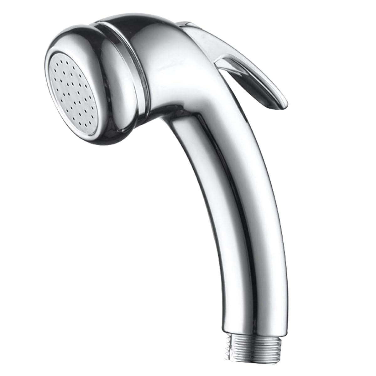 ANBOO High Pressure Shower Head Replacement with On/Off Button, Chrome Plated Handheld Powerful Shower for Baths, Caravans, RVs, Hair Salons, Pet & Dog Cleaning