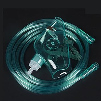Generic Nebulization Kit Including Cup Mask Tubing Nebulizer Kit for Medical and Home Use Oxygen Concentrator Nebulizer O2 Bottle Part