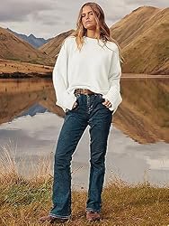 LOGENE Womens Oversized Soft Crewneck Sweater Fuzzy