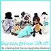 Llama Stuffed Animal Plush Fancy Friend: Cute & Funny Llama Plush with Monocle & Bowtie for Children or Adults - Perfect Party Gift or Bedtime Friend for Boys & Girls - 14 Inches Tall