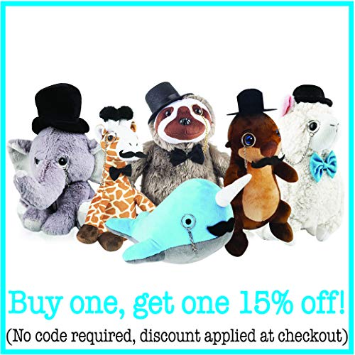 6 Llama+Stuffed+Animal+Plush+Friend