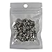RUBYCA Skull Head Rapid Rivets and Studs, Metal Double Cap Compression Rivets, Speedy Rivets for Fabric Leather Craft Crafting, Silver Color (30 Sets)