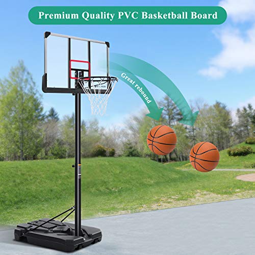 MARNUR Basketball Hoop Outdoor Basketball Goal Portable Basketball