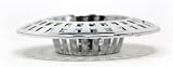 fiXte Chrome Sink Shower Strainer Plug Hole Basin Filter Cover Hair Trap Small view 3