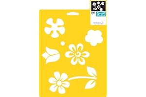 Delta Creative Stencil Mania Stencil, 7 by 10-Inch, 970060710 Flowers