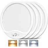 4Pack 9Inch Wired Motion Sensor Ceiling Lights, 18W 1800lm LED Closet Light | White,IP44 Waterproof, 3CCT/3 Lighting Modes/30-120s Timer Flush Mount Ceiling Light for Stair Bathroom Hallway Pantry Garage