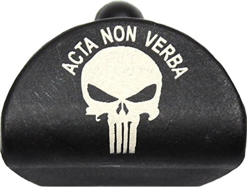 Sure Plug 1 Laser Engraved Skull Acta non Verba- Designed for Gen 1-3 Glock 17, 19, 22, 23, 31, 32, 34, and 35.