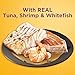 Meow Mix Simple Servings Wet Cat Food, Tuna, Shrimp & Whitefish in Sauce, 1.3 Ounce Cup (Pack of 24)
