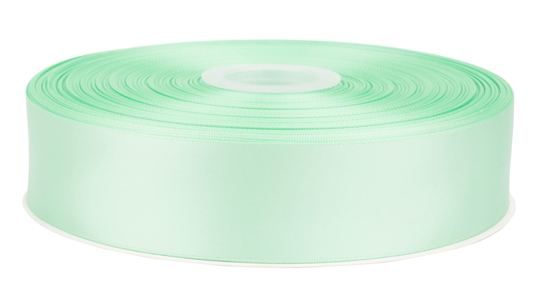 Fondersy 91 Meters Mint Double Faced Satin Ribbon - 38mm Width for Wedding, Gift Wrapping, Floral Arrangement and Crafts