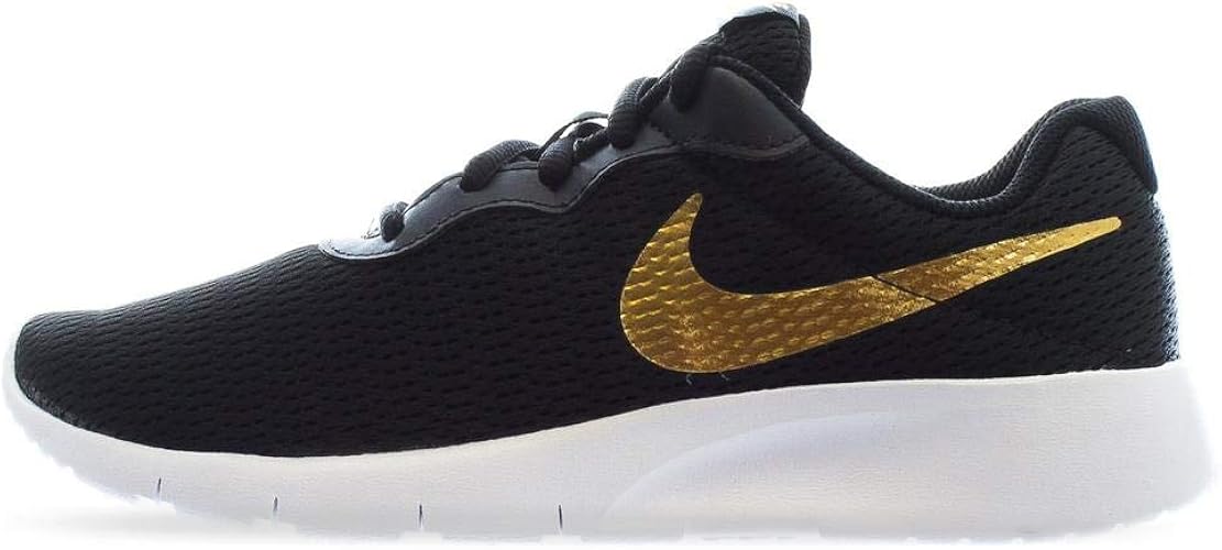 Amazon Nike ナイキ タンジュン Gs 8181 027 ブラック メタリックゴールド ホワイト キッズシューズ 027 ﾌﾞﾗｯｸ 23 5 Nike ナイキ シューズ バッグ