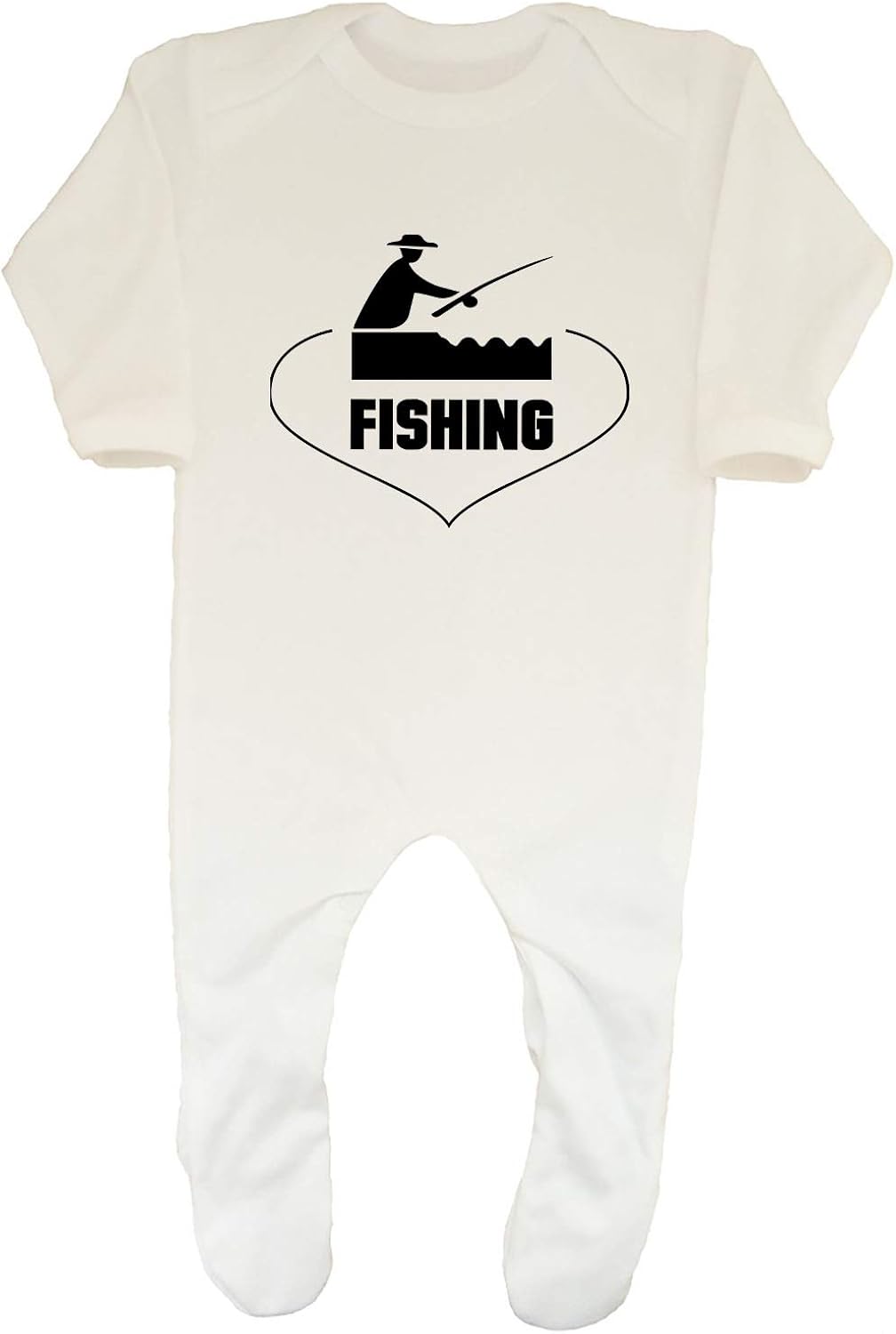 Shopagift Love Fishing Baby Sleepsuit Romper Amazon.co.uk Clothing