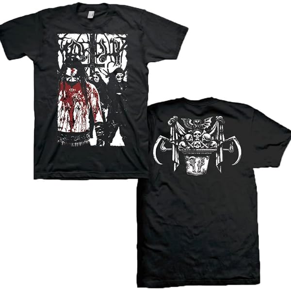 Marduk 'Heaven Shall Burn' Black Band T-Shirt - Official Licensed Music Merch, Cotton Tee, Unisex Fit - View #2