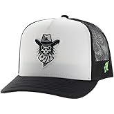 HOOEY Austin Gamblers Trucker Hat for Men – Adjustable Mesh Baseball Cap, Western Snapback Hat for Work & Everyday Wear