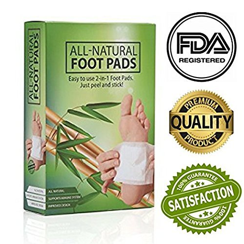 All-natural aromatic cleansing foot pad: bamboo vinegar, vitamin …