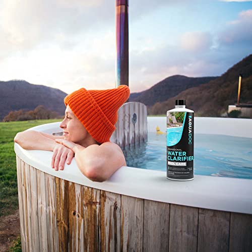Pool Clarifier Liquid for Fast Acting Cloudy Water Treatment, Swimming