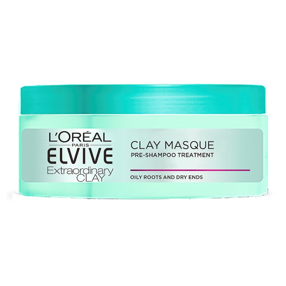 L'Oréal Clay Oily Roots Pre Shampoo Mask, 150ml