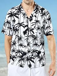 Men's Short Sleeve Hawaiian Shirt Quick Dry Loose