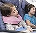 RESTCLOUD Kids Travel Neck Pillow for Airplane and Car, Head and Neck Support for Kids Age 3 to 10 (Pink)