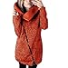 Boomboom Winter Clothes, Women Plus Size Zipper Long Sweatshirt Outwear Coat Size S-5XL