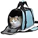 MisteSun Cat Carrier,Soft-Sided Pet Travel Carrier for Cats,Dogs Puppy Comfort Portable Foldable Pet Bag Airline Approved (Small, Blue)thumb 2