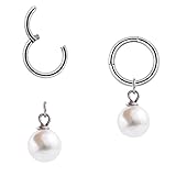 14mm Bull Nose Ring Hoop 12g Septum Ring Silver