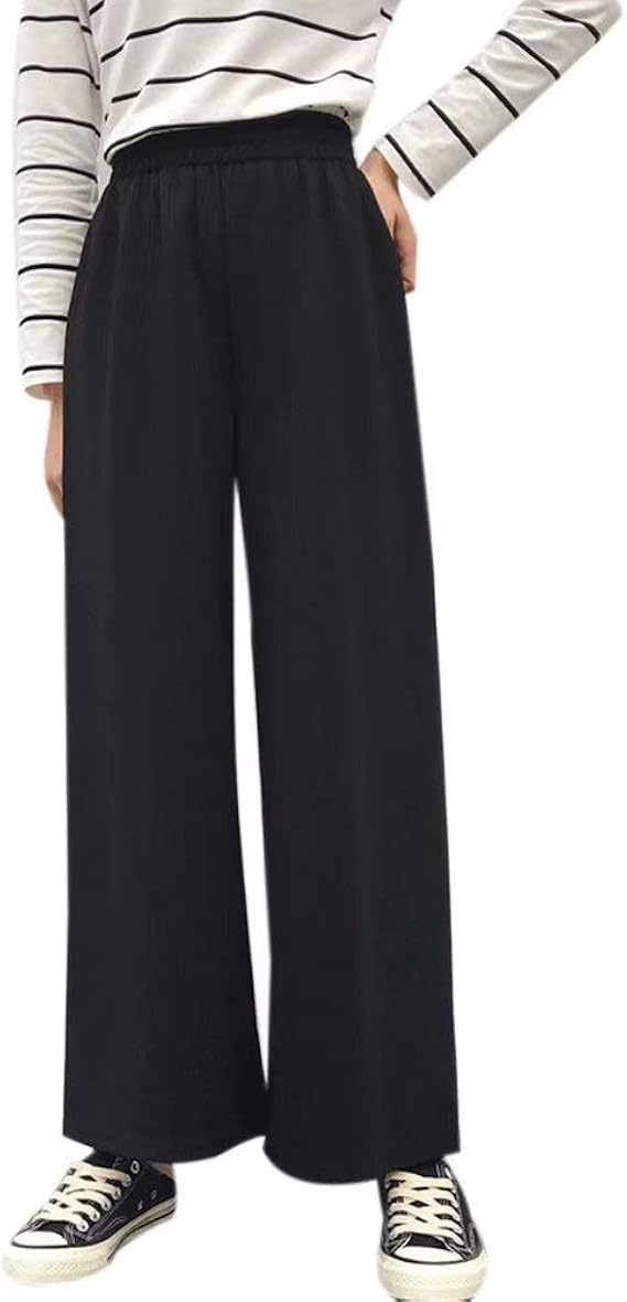 Amazon Joint Go レディース ワイド ガウチョ パンツ クロップトパンツ ファッション フォーマル オフイス Ol 通勤 ロング パンツ 通販