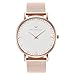 WRISTOLOGY Stella Womens Watch Rose Gold Boyfriend Ladies Metal Mesh Strap Band