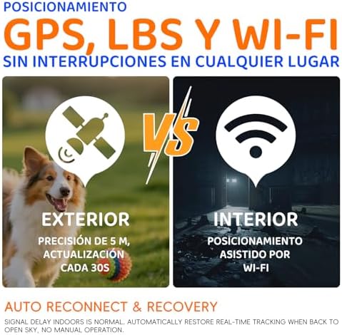 Cães com coleira GPS, rastreamento ao vivo por satélite 4G, múltiplos alertas inteligentes, monitor de atividade totalmente à prova d'água para cães e gatos, alcance ilimitado, assinatura necessária