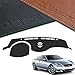 Custom Made Leather Edition Premium Dashboard Cover For INFINITI G37 G37s G25 G37 Coupe G35 G35S (Black Leather)