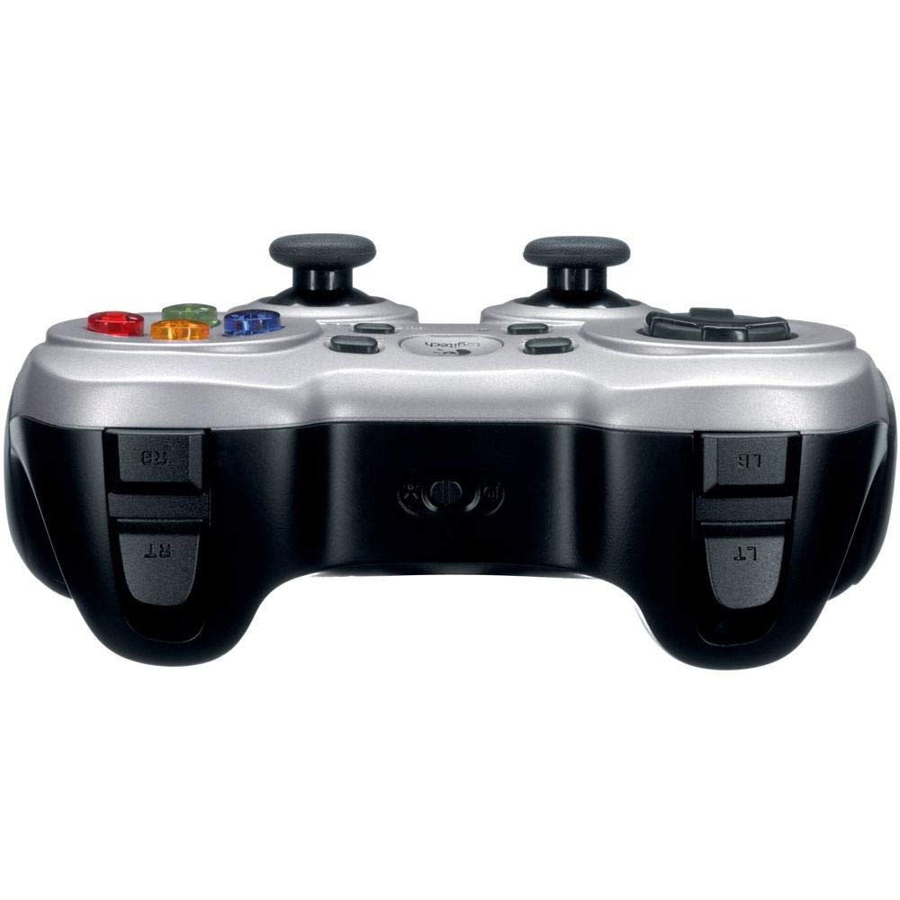 Logitech G F710 Wireless Gamepad, 2.4 GHz Wireless with USB Nano-Receiver, Controller Dual Vibration Feedback, 4 Switch D-Pad, PC - Grey/Black