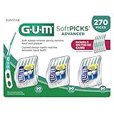 Sunstar 650R GUM Advanced Soft-Picks, Mega Size Value 1 Pack ( 270 Count Total )
