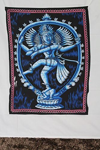 Denika Handicrafts Mandala Tapestry Bohemian Wall Hanging, Psychedelic Wall Art, Dorm Décor Throw, Indian Wall Tapestries Art