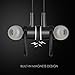 in-Ear Earbud Headphones, LEVIN Ergonomic Comfort-Fit Stereo Headset, Wired Control Cable Clip Noise-isolating Earphones with Mic