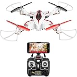 Foldable Drone, SYMA X56W RC Quadcopter with Camera, 2.4GHz 6-Axis Gyro, WiFi FPV Live Video, Altitude Hold, Headless Mode, One Key Start, Easy to Fly for Beginners, Kids, White