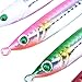 Aorace 5pcs/lot Deep sea Fishing Lure Lead Fish jig 60g Metal jig Pesca Hard Bait Fishing Lure,Without Hooks