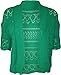 Forever Womens Plus Size Crochet Knitted Baggy Shrug