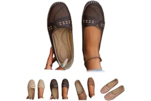 Women’s Orthopedic Sneakers Slip-On Walking Shoes Lightweight Breathable Mesh Non-Slip Comfort Casual Loafers