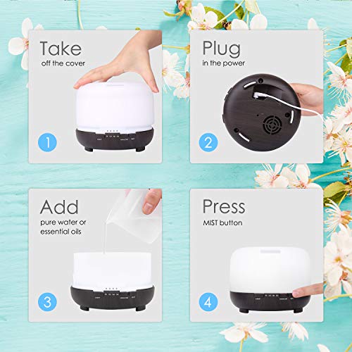 6 RENWER+Ultrasonic+Aromatherapy+Humidifier+Adjustable