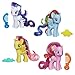 My Little Pony Rainbow Power Crystal Ponies Set of 4 - Rainbow Dash, Rarity, Pinkie Pie & Fluttershy
