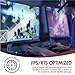 Viotek NB27CW 27-Inch LED Curved Monitor with Speakers, Bezel-Less Samsung VA Panel, 75Hz 1080P Full-HD FreeSync VGA HDMI VESA, Updated Version (White)