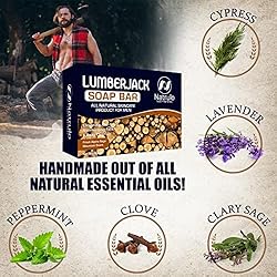 Lumberjack Bar Soap for Men, Fresh Alpine Sage
