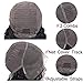 kiss love Deep Wave Lace Front Wigs Human Hair Pre Plucked with Baby Hair 10 Inch 150% Density Brazilian Virgin Human Hair Lace Front Wigs for Black Women Natural Color