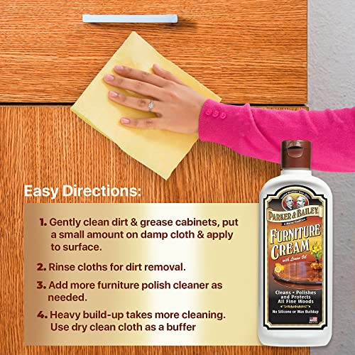 Parker & Bailey Furniture Cream Multisurface Wood Cleaner and Polish
