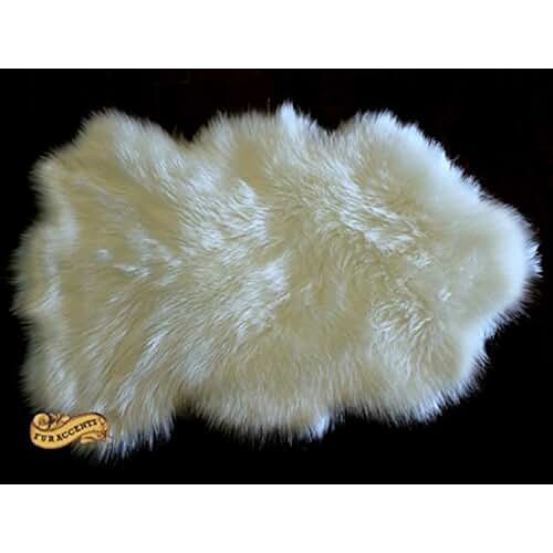white bear skin rug