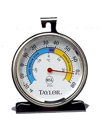 Taylor productos de precisión termómetro de Dial grande de Classic Series (congelador nevera)